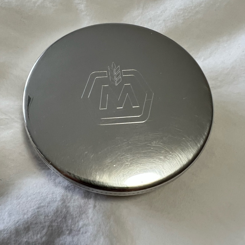 Vintage Tiffany & Co Trinket Box Handcrafted Pewter Red Velvet Lining~ Engraved